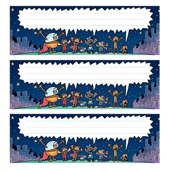 Dog Man Name Plates, 36 Per Pack, 3 Packs {1}