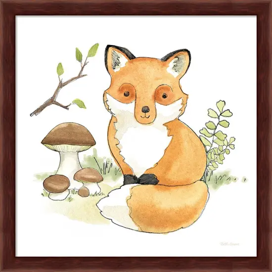 Baby Woodland I by Beth Grove 13" x 13" Framed Wall Art {1}