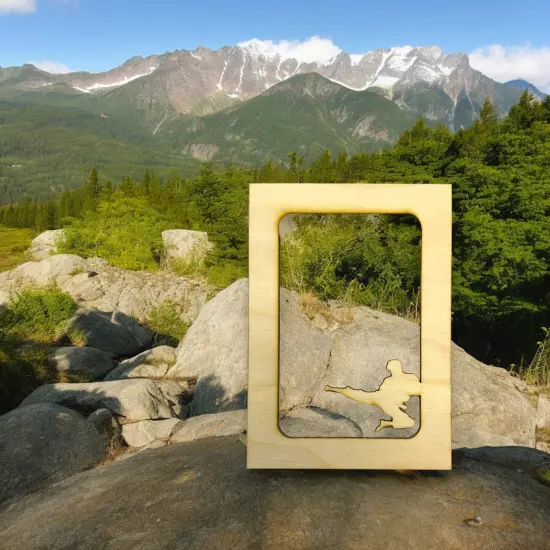 Karate photo frame insert Baltic Birch (FRAME NOT INCLUDED) {4}