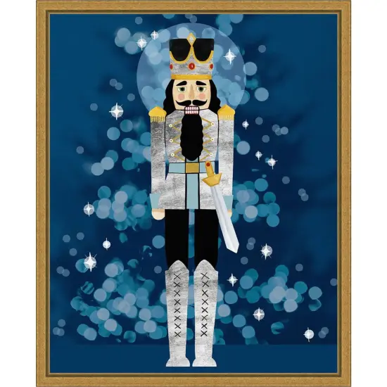 Disco Nutcracker I by Grace Popp Framed Canvas Wall Art {1}
