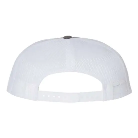 Richardson&reg; Wool Blend Flat Bill Trucker Cap Navy {6}