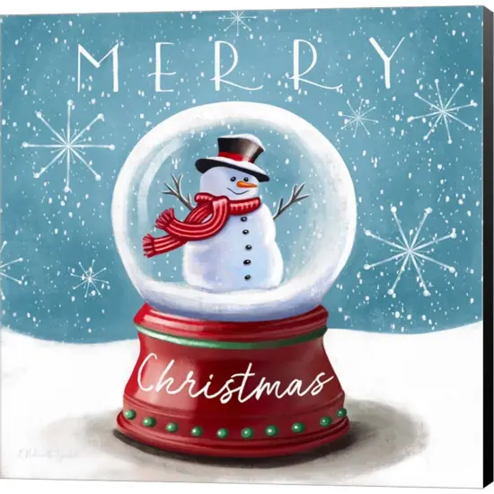 Merry Christmas by Elizabeth Tyndall 12" x 12" Canvas Wall Art {1}