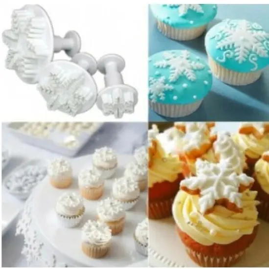 3 pc Snowflake PLUNGERS {2}