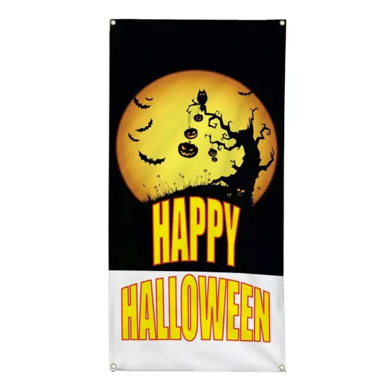 Kitcheniva Happy Halloween Vertical Vinyl Banner {2}