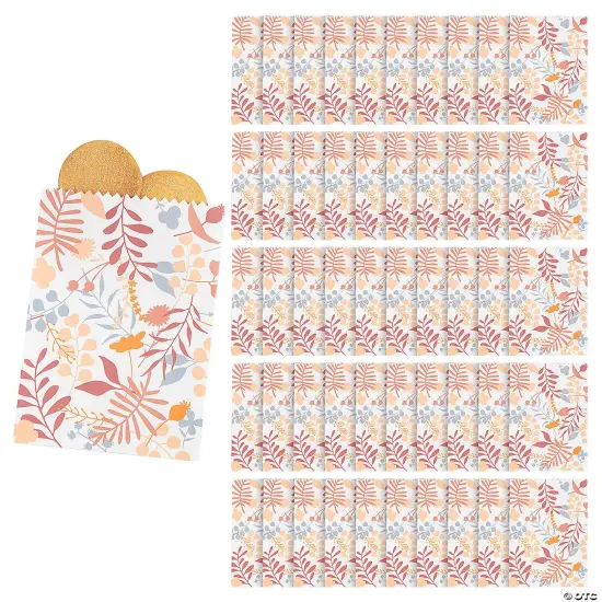Fall Wedding Paper Treat Bags Bulk 50 Pc {2}