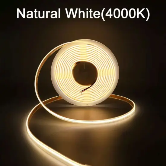 Kitcheniva 12V 384LEDs/M Waterproof Tape Rope Lights Natural white 4000k {1}