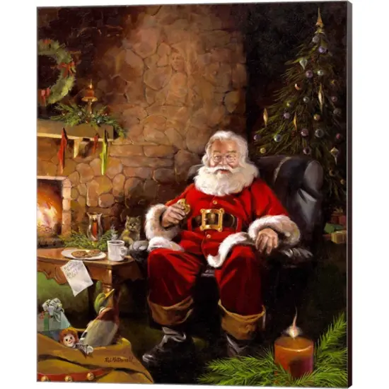 Santas Treats by R.J. McDonald 16" x 20" Canvas Wall Art {1}