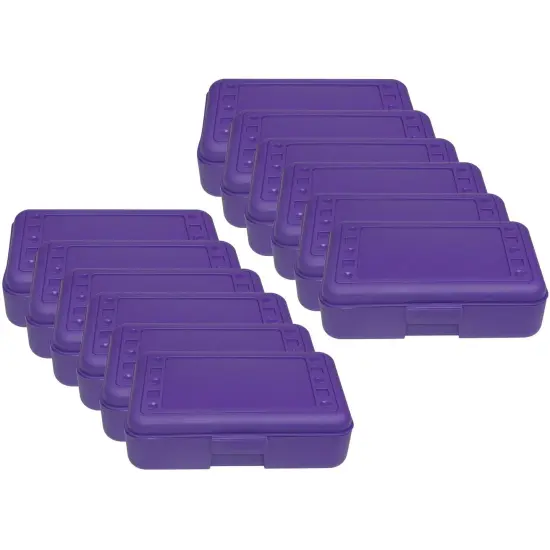 Pencil Box, Purple, Pack of 12 {1}
