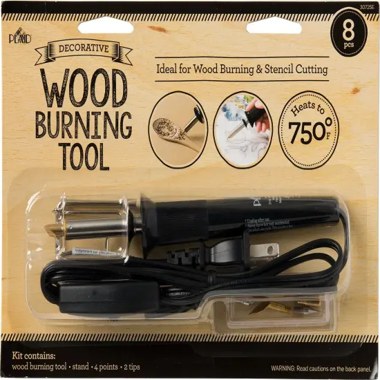 Wood burning and stencil cutting tool, {2}
