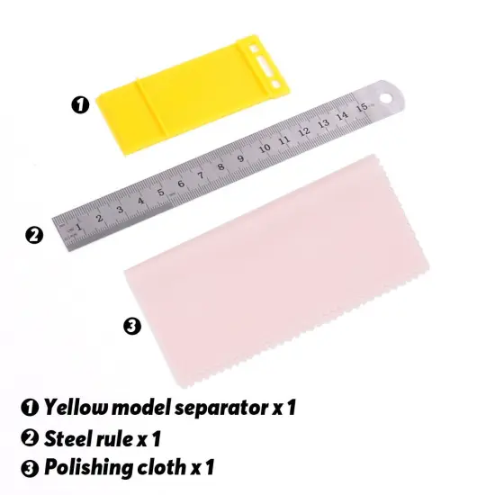 21 Pieces Modeler Basic Tools Craft Set Hobby Building Tools Kit for Gundam Car Model Building {6}