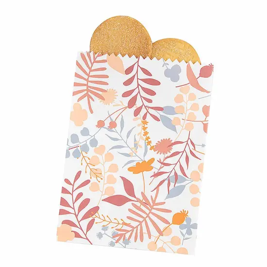 Fall Wedding Paper Treat Bags Bulk 50 Pc {4}