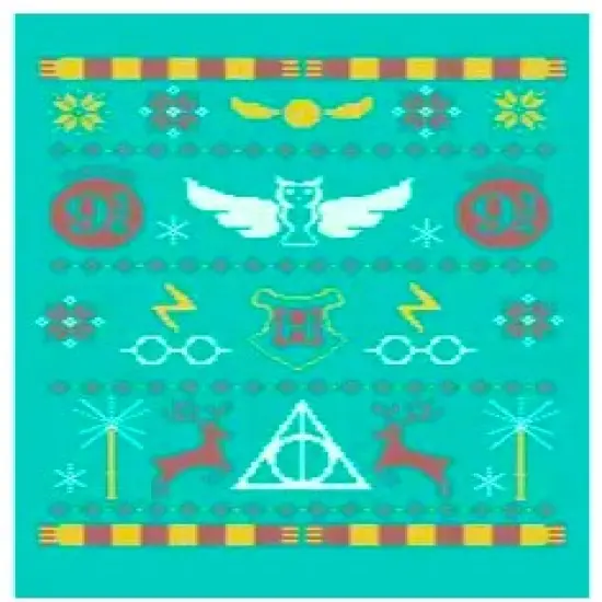 Harry Potter 4 Pack Symbols Blank Christmas Cards & Envelopes Set {1}