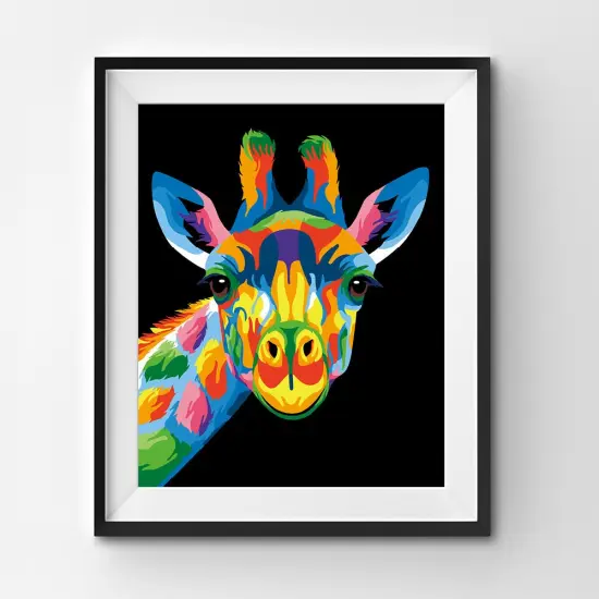 Colorful Giraffe {3}
