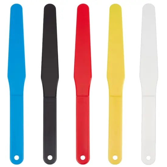 5PCS Screen Printing Spatula 1.2&rdquo; Width Plastic Spatulas Ink Scoop Screen Printing Shovel Silk Screen Printing Shovel Goop Scoop Ink Spatula 5 Colors for Silk Printing {2}