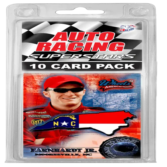 10-Card Auto Racing Mix Lots {1}