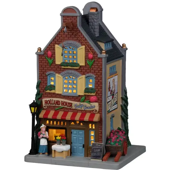 Holland House - Tulip Garden - Lemax Caddington Village {2}