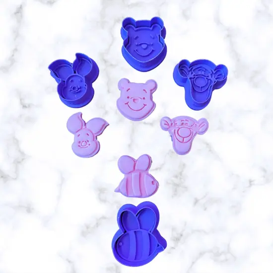 Honey Bear and friends cookie cutters +stamps {1}