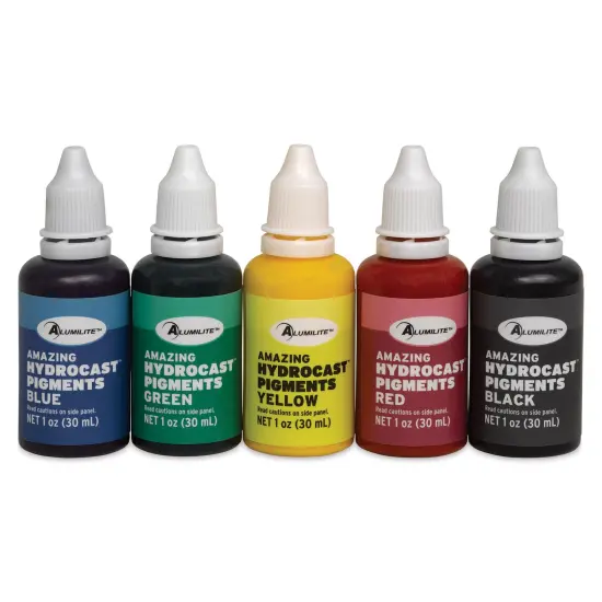 Alumilite Amazing Hydrocast Pigments Dye - Set of 5, Assorted Colors {1}