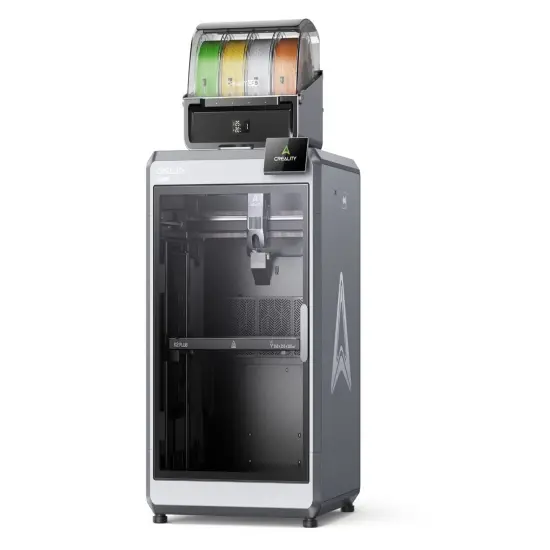Creality K2 Plus Combo 3D Printer, Multi Color 3D Printing with CFS, 600mm/s Print Speed, Step-servo Motor System 350℃ High-Temp Direct Drive Extruder Build Volume 13.78x13.78x13.78 inch {2}