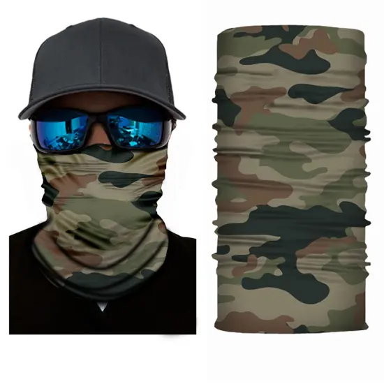 Pack of 10 Face Covering Mask Neck Gaiter Fishing and Hunting - Bulk Wholesale {4}