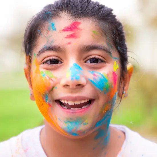 Kulture Khazana: Holi Color Powder - 1lb Bags, 7 Pack - All Natural, Washable, Biodegradable, Non-Toxic, Festival of Colors, Fun Run, Parties, Outdoor {6}