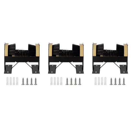 Gardenised Shoe Cleaner and Boot Scraper, Portable or Floor-Mounted Scrubbing Brush for Indoor and Outdoor Use, All Weather Boot Cleaner - Removes Mud, Snow and Sand {1}