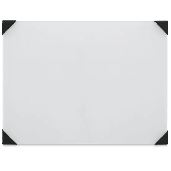 New Wave Posh Glass Tabletop Palette - 9" x 12", White {1}
