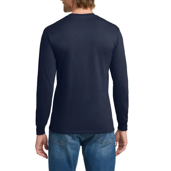 Gildan Heavy Cotton Long Sleeve T-Shirt Navy {3}