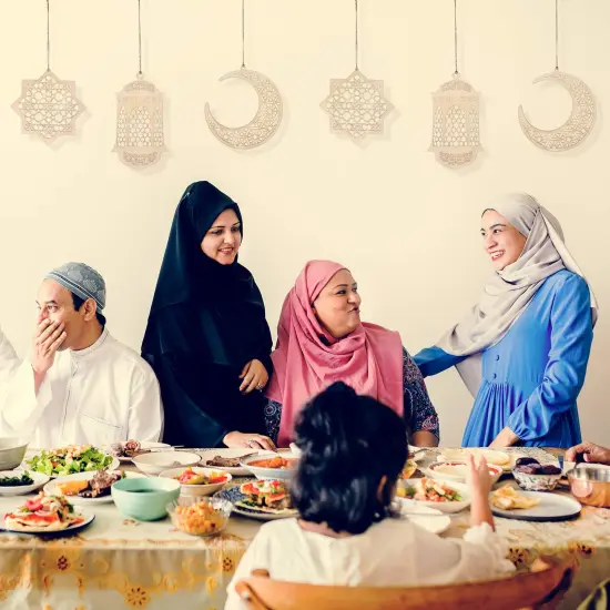 Willbond 12 Pcs Ramadan Wooden Ornaments Eid Mubarak Hanging Hollow Pendant Ramadan Party Wall Decorations Moon Star Lantern Shape Ornament for Muslim Islam Festive Home Table Decoration {3}