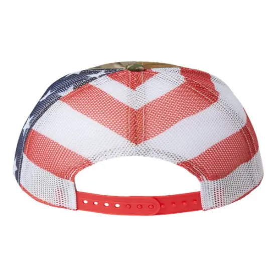 Kati&reg; Printed Mesh Trucker Cap AP/USA Flag {2}