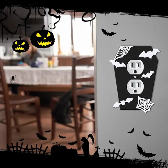 3 Pieces Gothic Coffin Light Switch Cover {3}