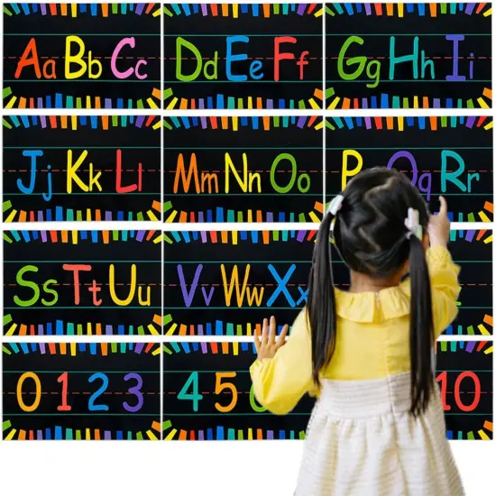 12 Pcs Alphabet Bulletin Board Strips {1}