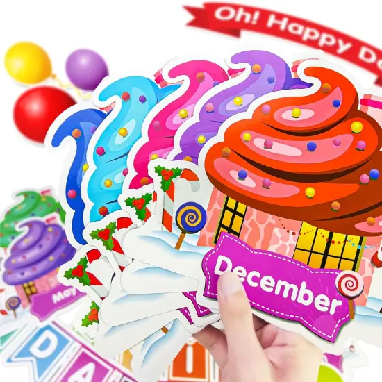 Happy Birthday Bulletin Board Sets (Rainbow) {5}