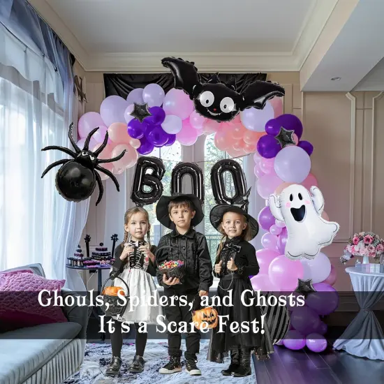 160pcs Pink and Purple Balloon Garland Arch Kit {2}