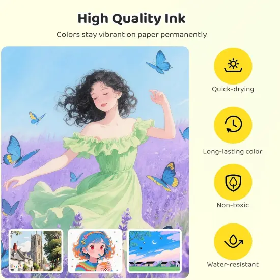 Alcohol Markers Brush Tip-120 Colors {5}