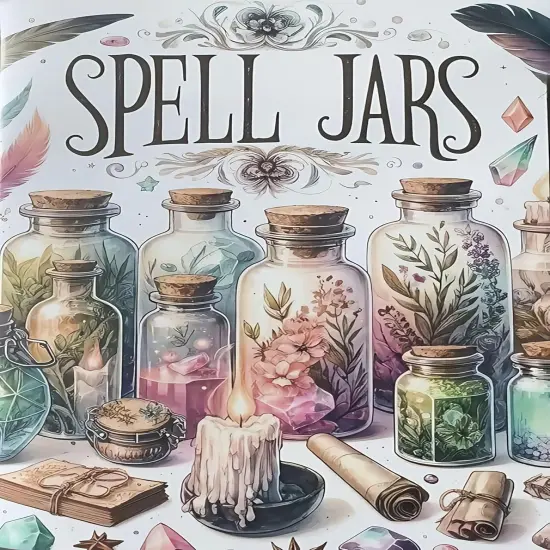 Halloween Spell Jar Diamond Painting Kits - 12x16 Inch {1}