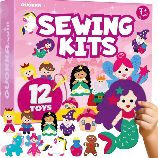 Craft Kits for Kids - 12 Fairy Tale Sewing Kit Basic {1}