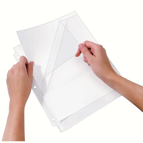 Avery Diamond Clear Quick Load Sheet Protectors, Top & Side Load, 50 Document Protectors (73802) {3}
