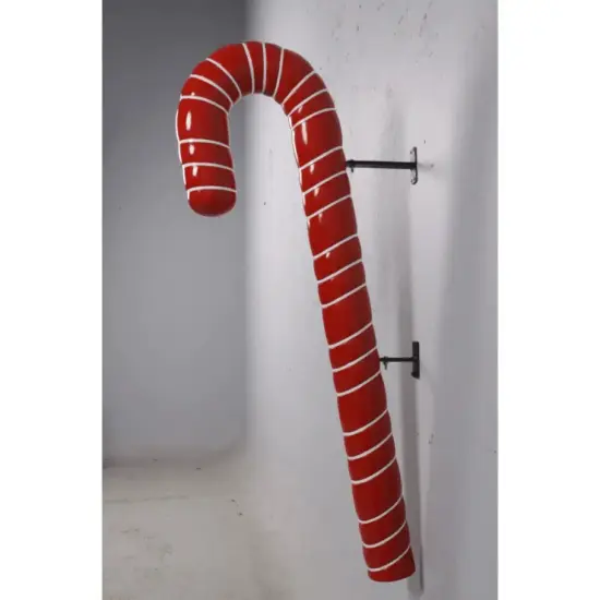 Hanging Red Candy Cane Over Sized Statue {6}