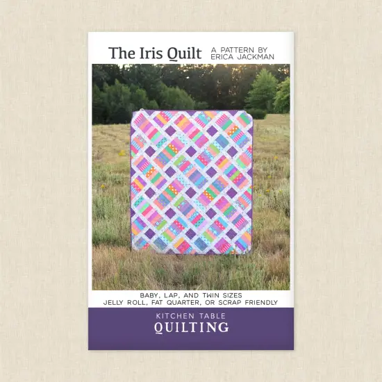 The Iris Quilt (ktq 138) | Kitchen Table Quilting | Sewing Pattern {1}