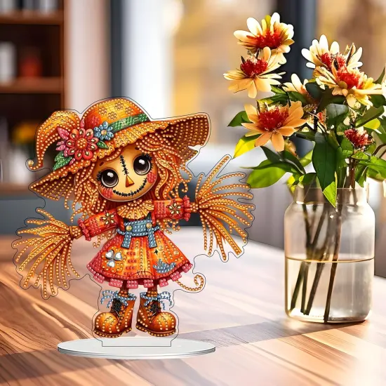 DIY 5D Tabletop Diamond Art Painting Kit (Scarecrow) {3}