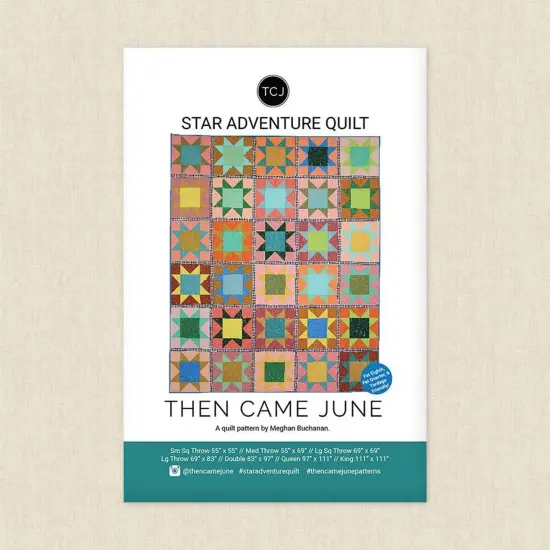 Star Adventure Quilt (tcj 130) | Then Came June | Sewing Pattern {1}