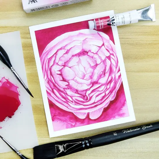 Artists' Watercolor Brushes - Round {5}