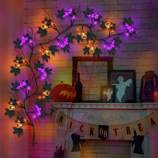 6FT 54 LED Willow Vine Twig Decor {3}