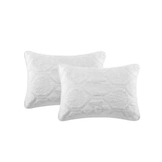 3 Piece Coastal Sea Life Bedding Set Polyester Quilt with 2 Pillow Shams {4}