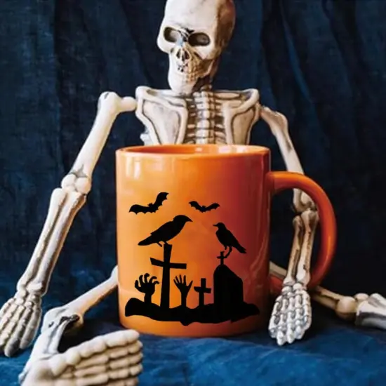 24 Pc Halloween Stencils for Painting on Wood (3x3 Inch) {6}