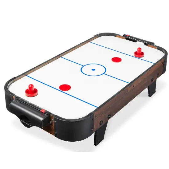 Best Choice Products 40in Air Hockey Arcade Table w/ 100V Motor, Electric Fan, 2 Strikers, 2 Pucks {7}