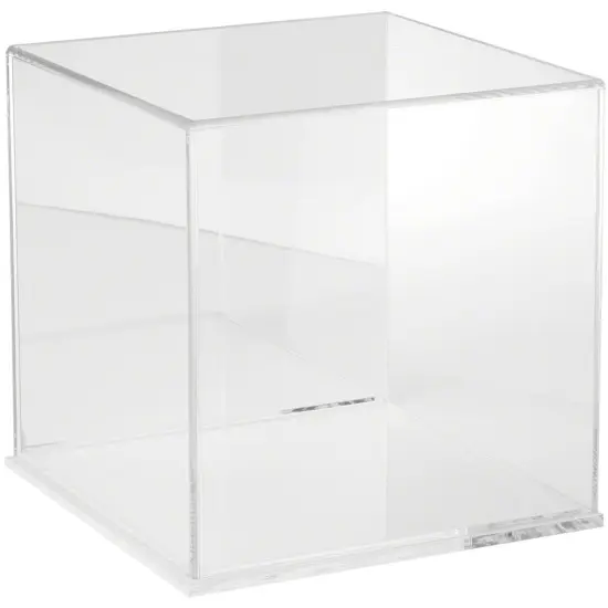 Plymor Clear Acrylic Display Case, 10" x 10" x 10" Clear (Mirrored) {1}