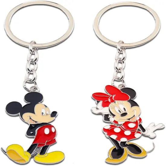 Mickey and Minnie Mouse Keychain Set {2}