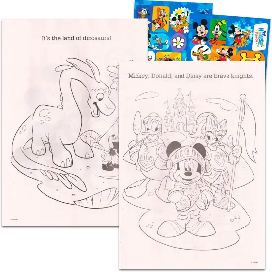 Mickey Mouse Coloring Book with Stickers Set {2}